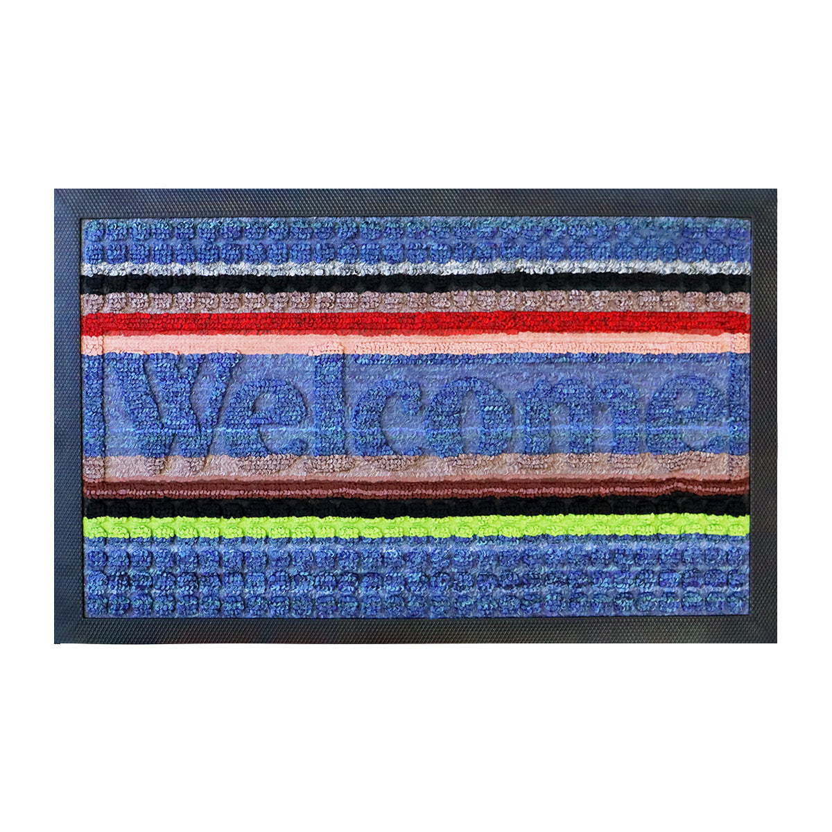 Tapete Decorativo color Azul con Diseño de Líneas 35x55cm