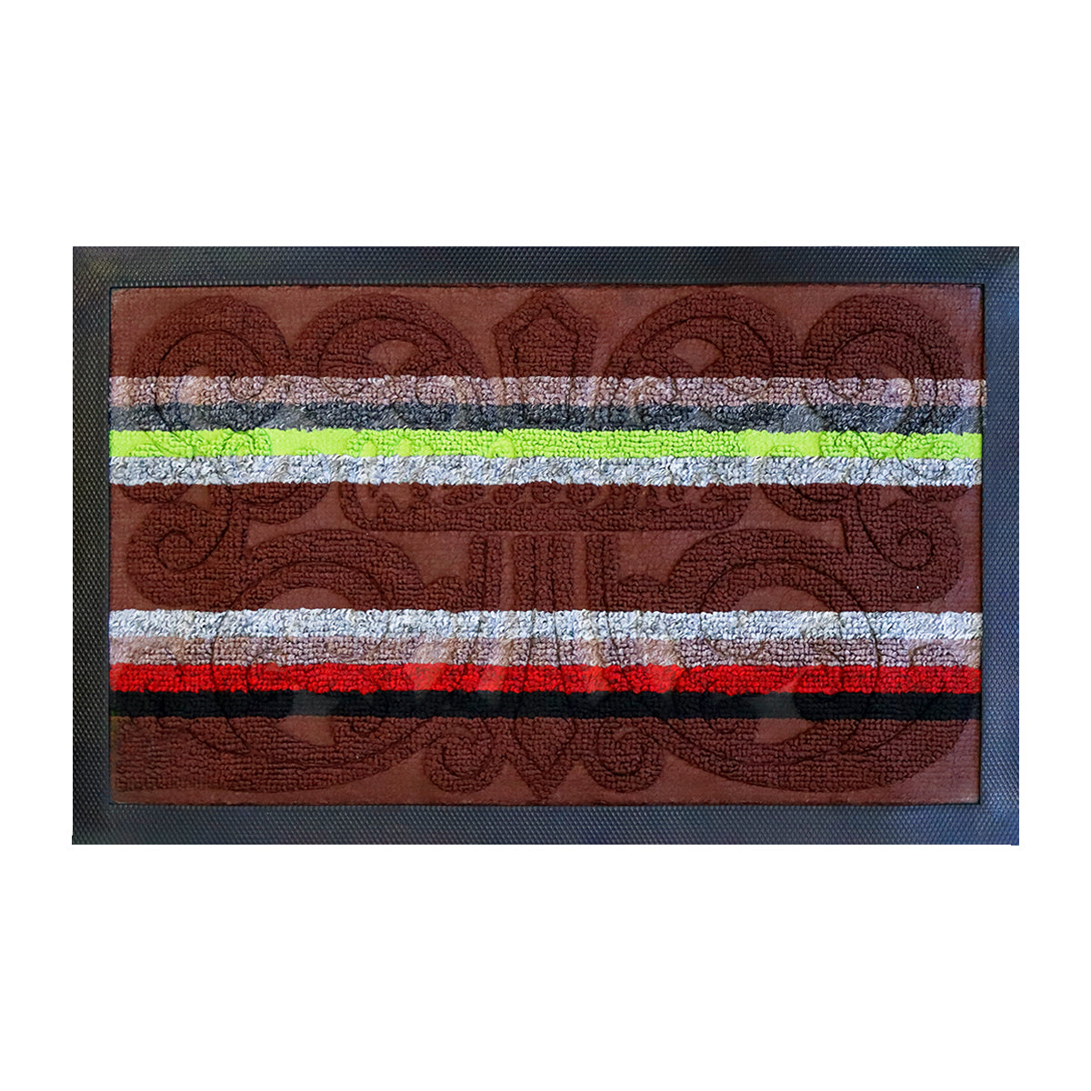 Tapete Decorativo color Café con Diseño de Líneas 35x55cm