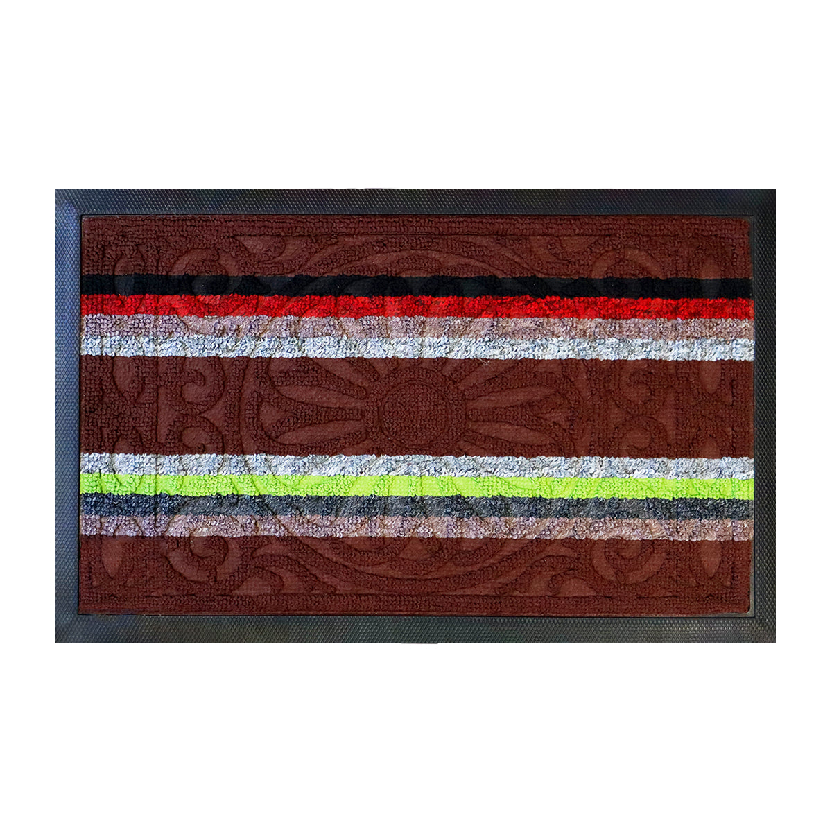 Tapete Decorativo color Café con Diseño de Líneas 35x55cm