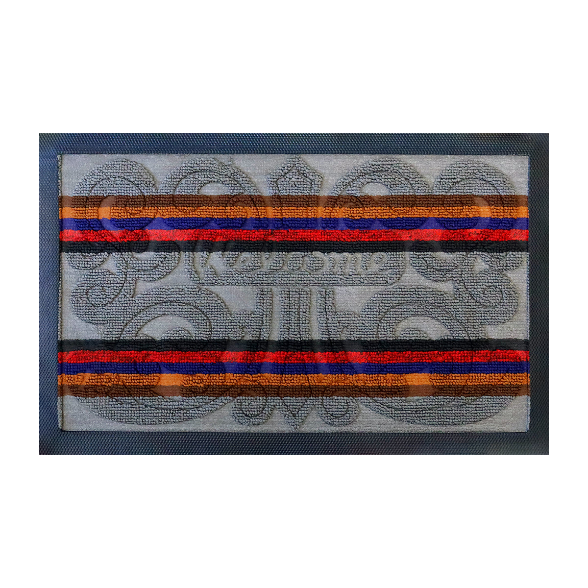 Tapete Decorativo color Gris con Diseño de Líneas 35x55cm