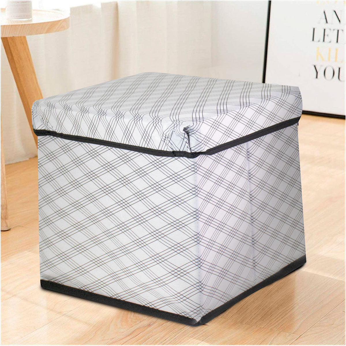 Inkanto Caja Organizadora con Diseño de Rombos