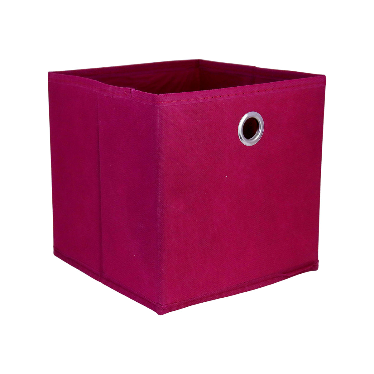 Caja Cuadrada color Vino para Almacenamiento Inkanto, Organizador Non Woven