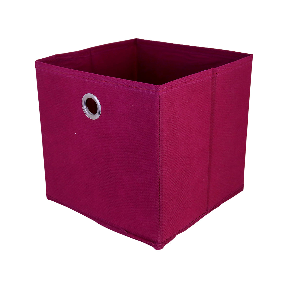 Caja Cuadrada color Vino para Almacenamiento Inkanto, Organizador Non Woven