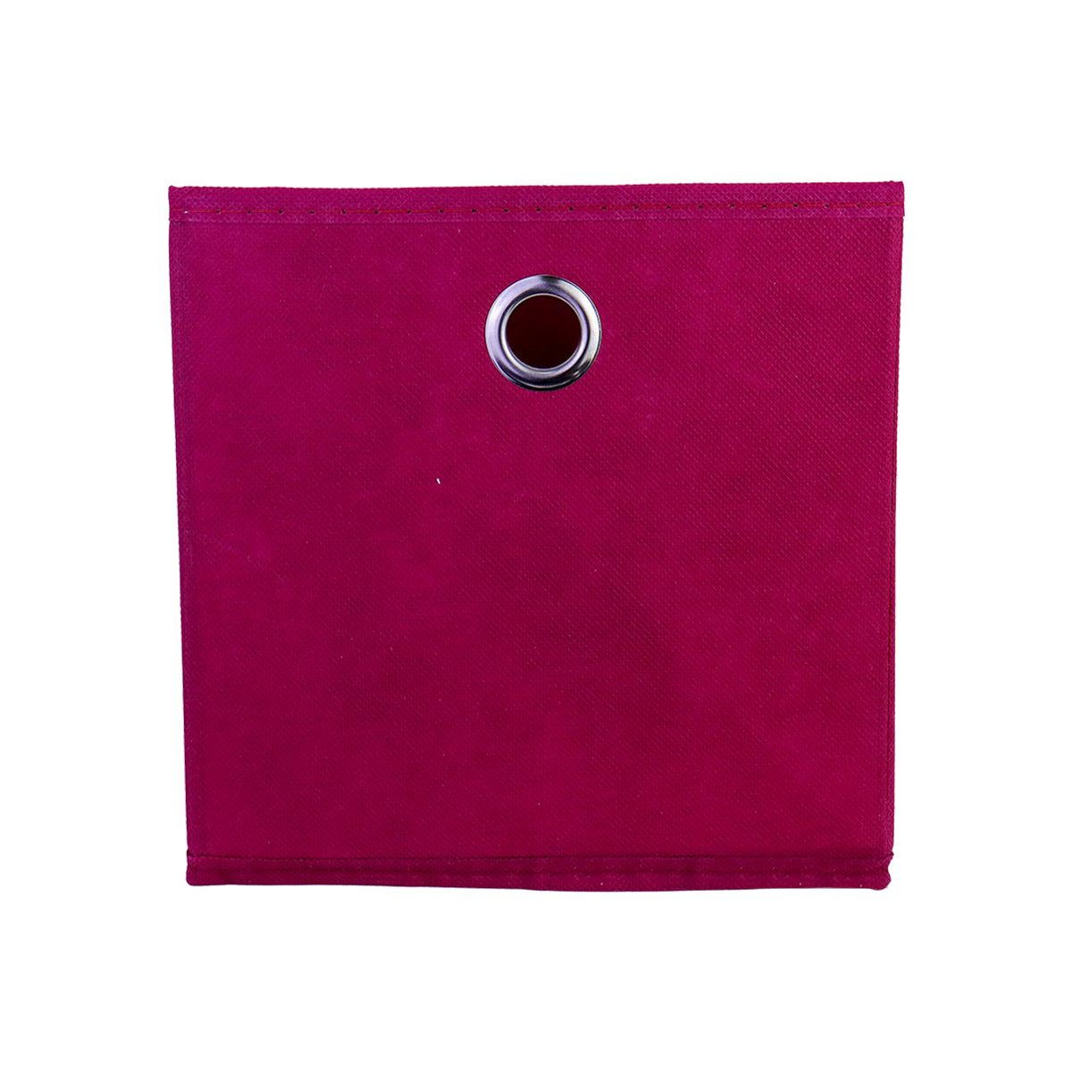Caja Cuadrada color Vino para Almacenamiento Inkanto, Organizador Non Woven