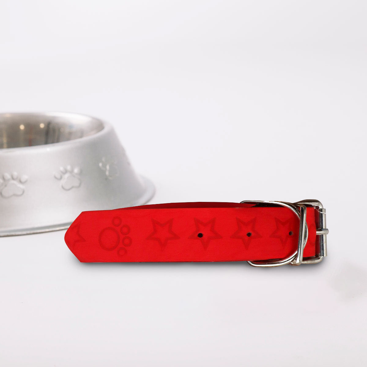 Collar Decorado color Rojo para Mascota