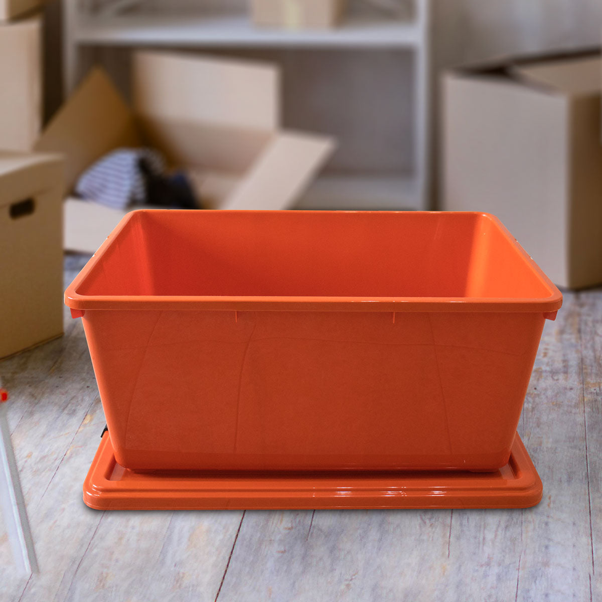 Caja Multiusos color Naranja 68 Lt.
