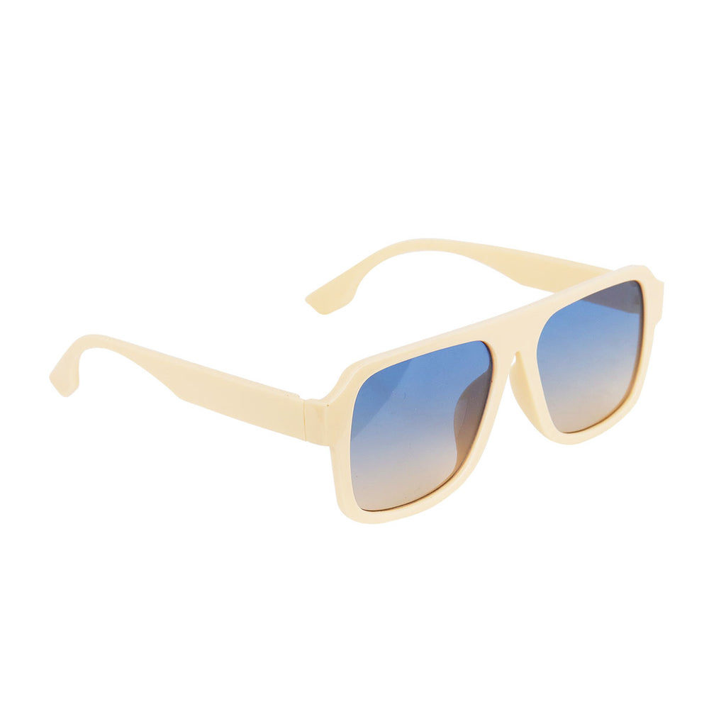 Lentes de Sol con Marco Cuadrado color Beige