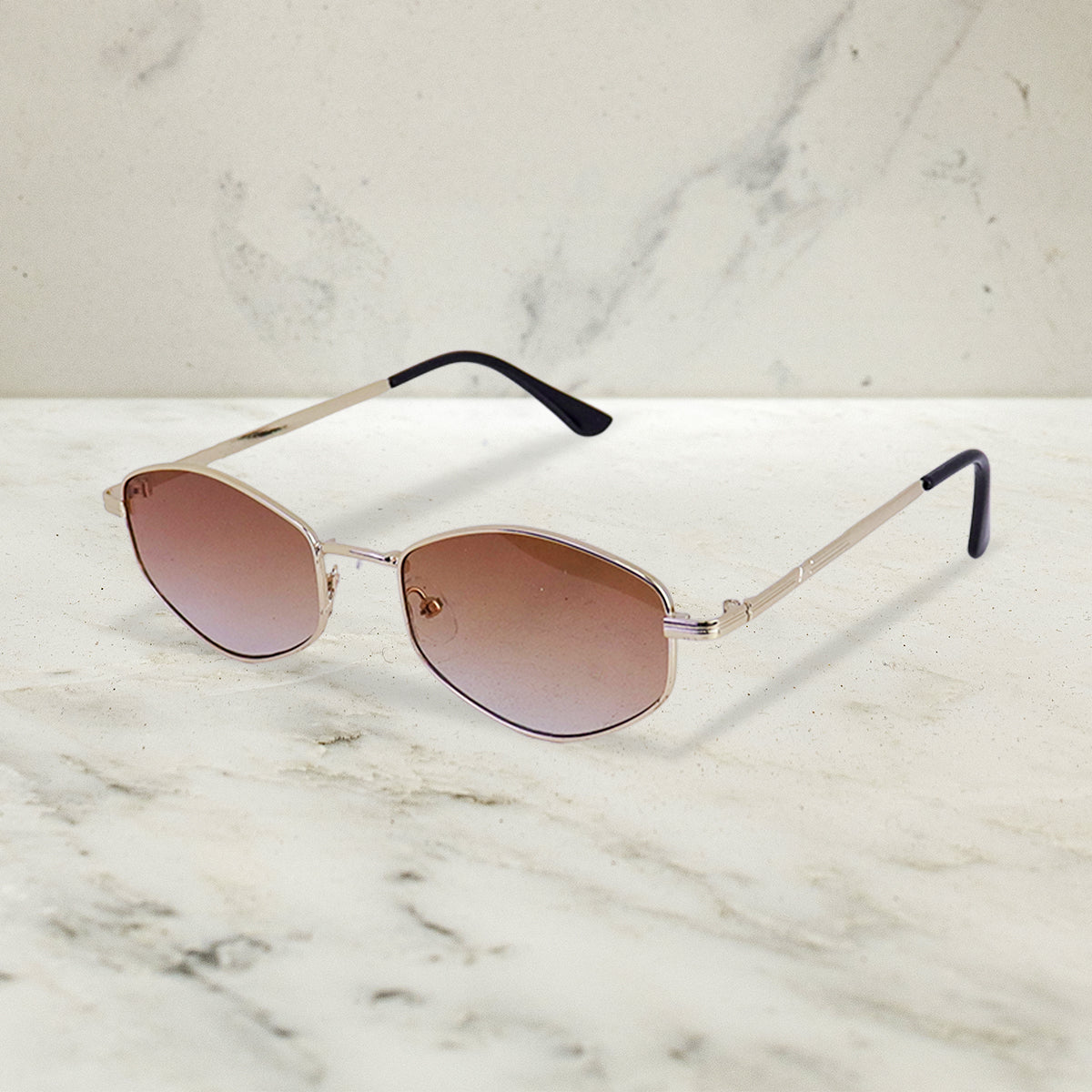 Lente de Sol Unisex color Café