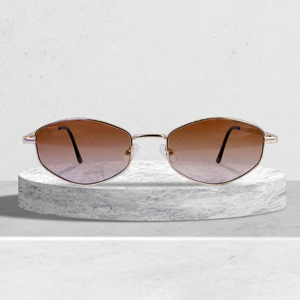 Lente de Sol Unisex color Café