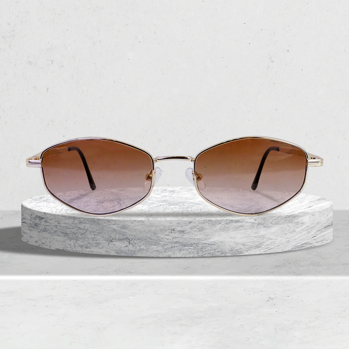 Lente de Sol Unisex color Café