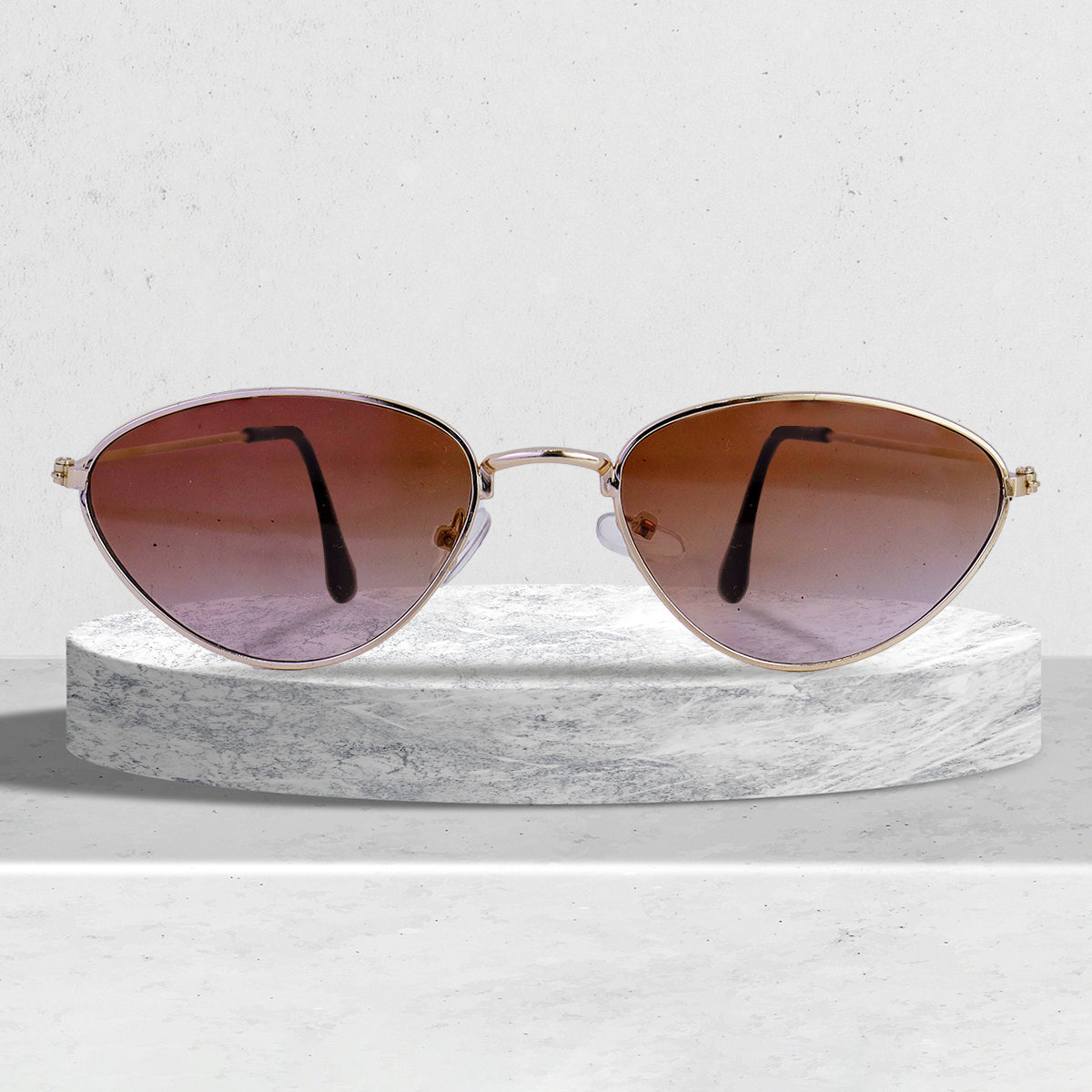 Lente de Sol Unisex color Café