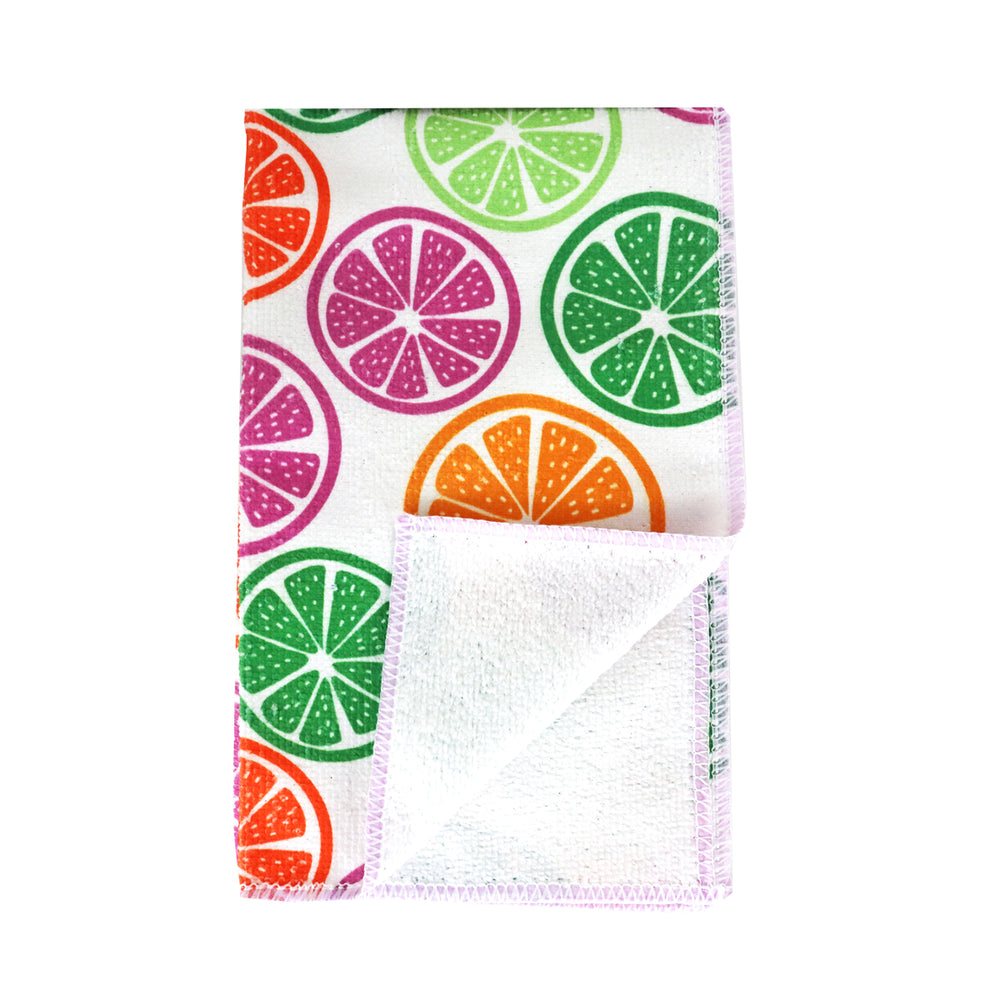 Set de 2 Trapos de Microfibra con Diseño de Limones