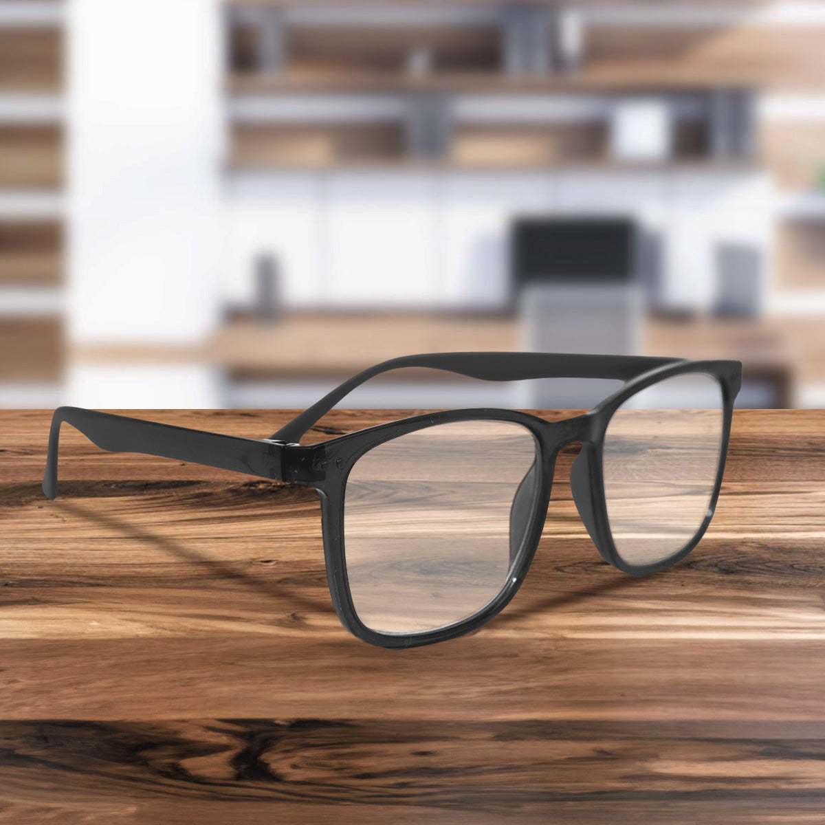 Lentes de Lectura, Forma Cuadrada, Color Negro, +3.50