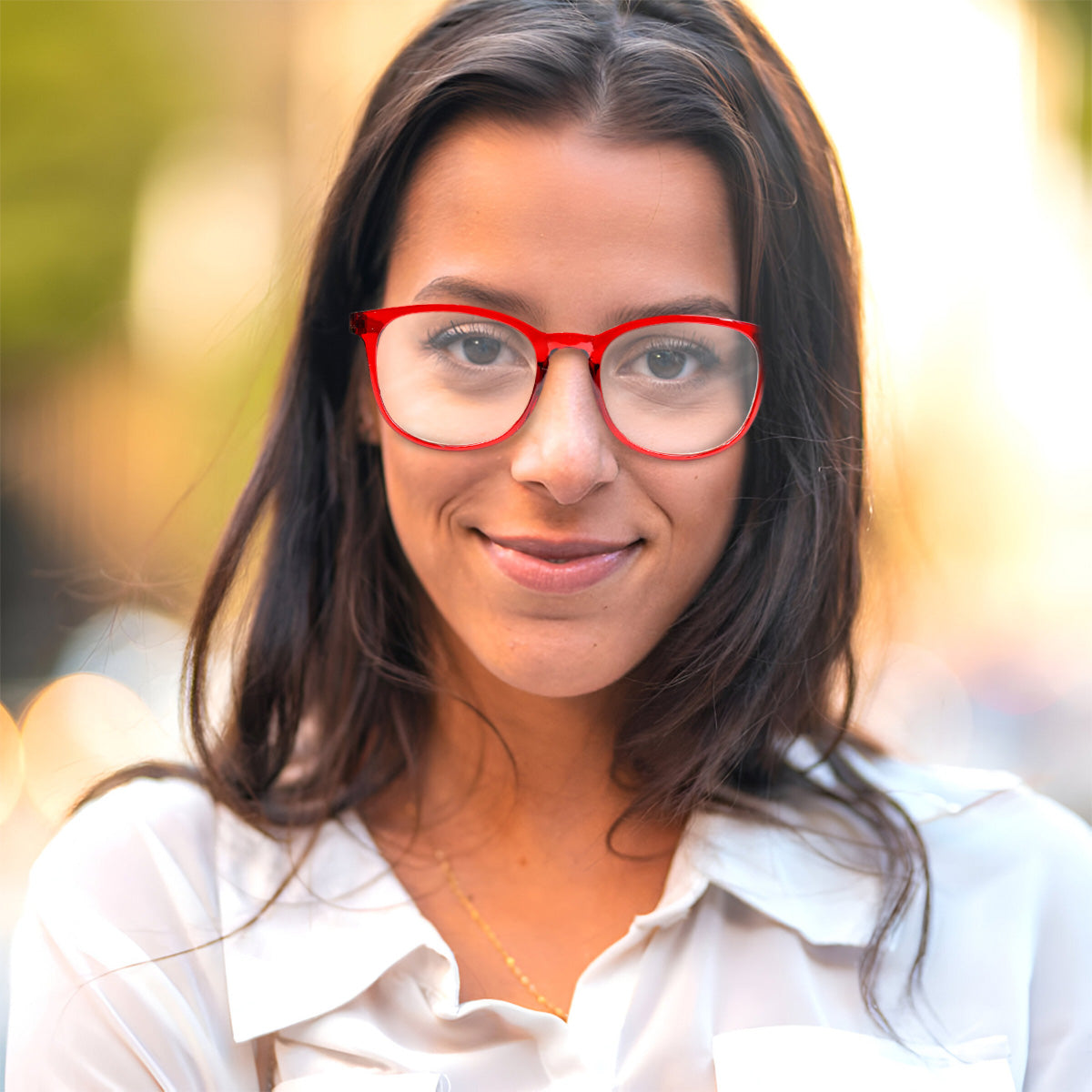 Lentes de Lectura, Color Rojo, +3.50