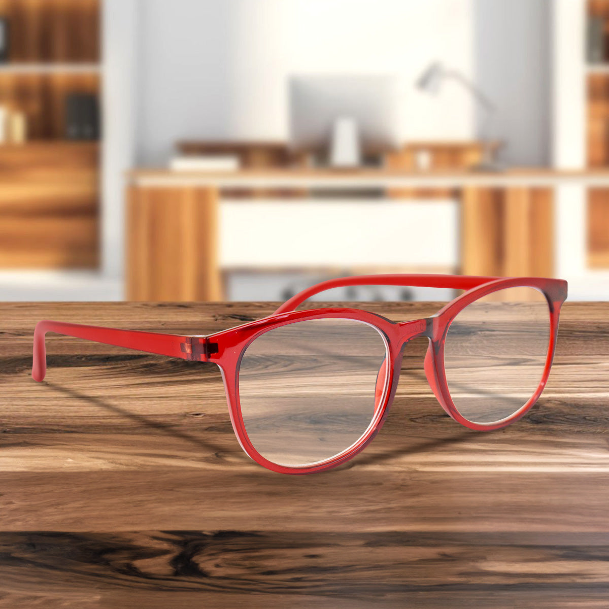 Lentes de Lectura, Color Rojo, +3.50