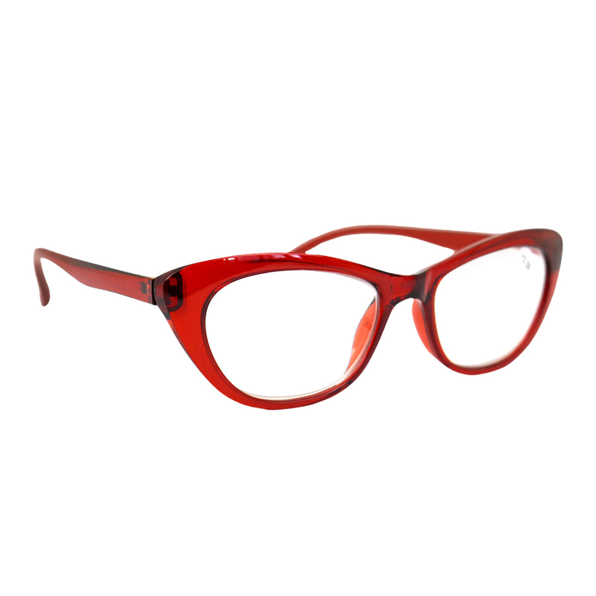 Lentes de Lectura, Ovalados, Color Rojo, +3.50