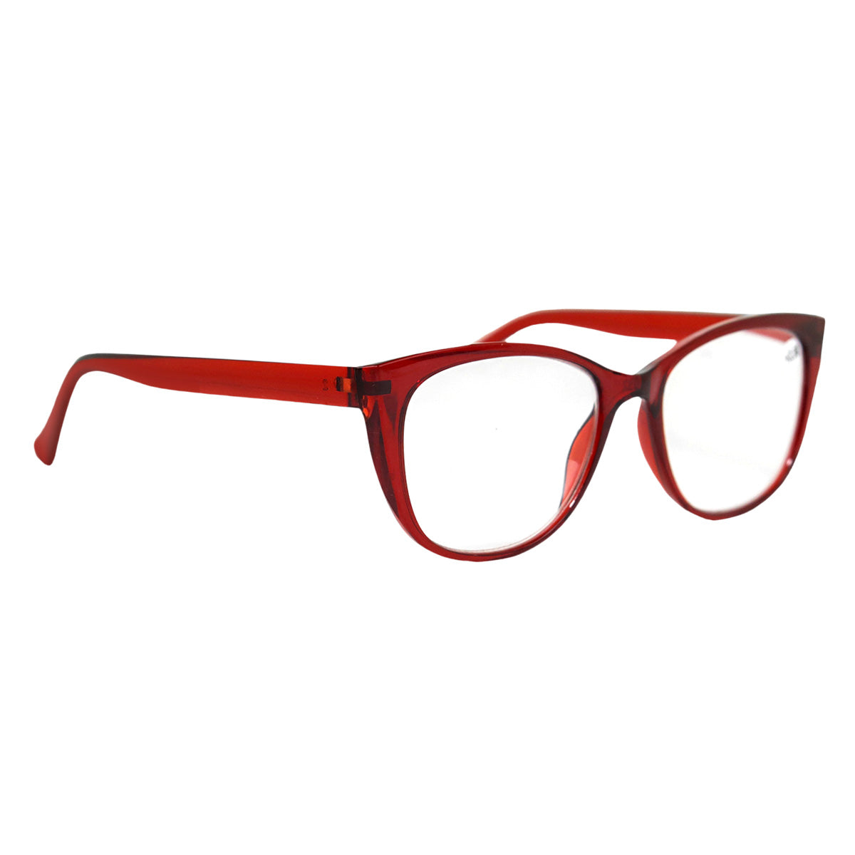 Lentes de Lectura, Forma Cat Eye, Color Rojo, +3.50