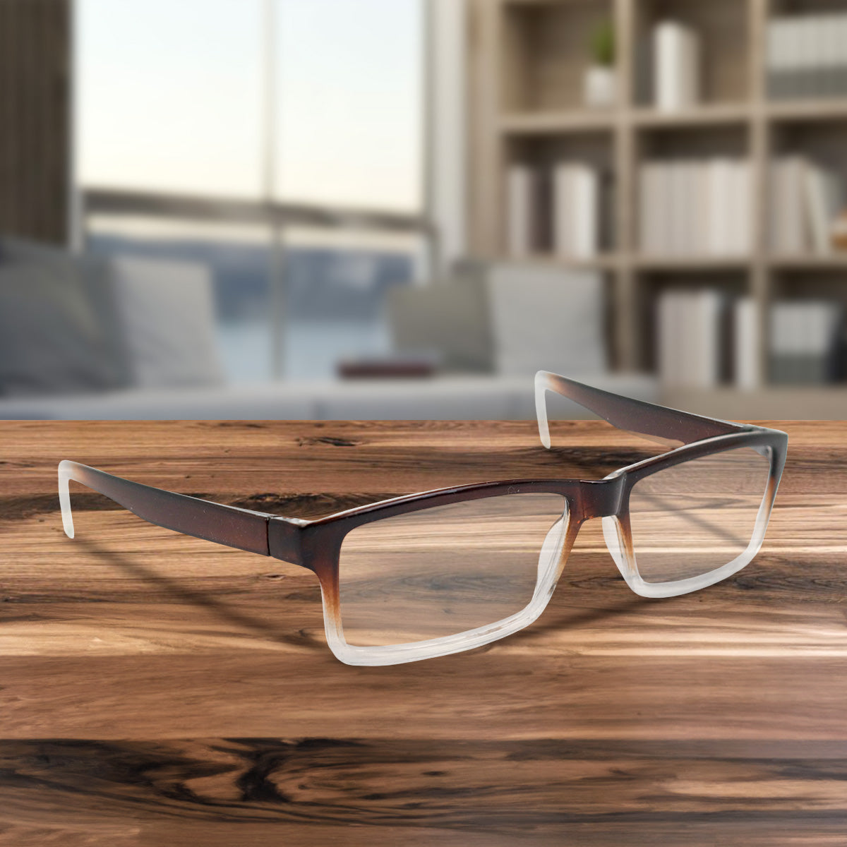 Lentes de Lectura, Forma Rectangular, Degradado, +4.00