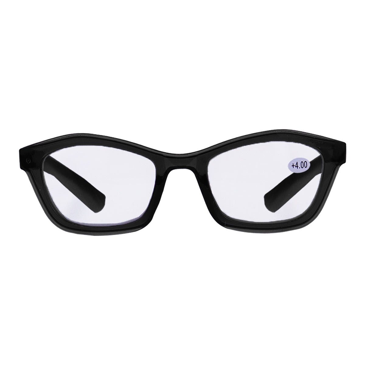 Lentes de Armazón Cuadrado color Gris Oxford con Graduación de 4.00