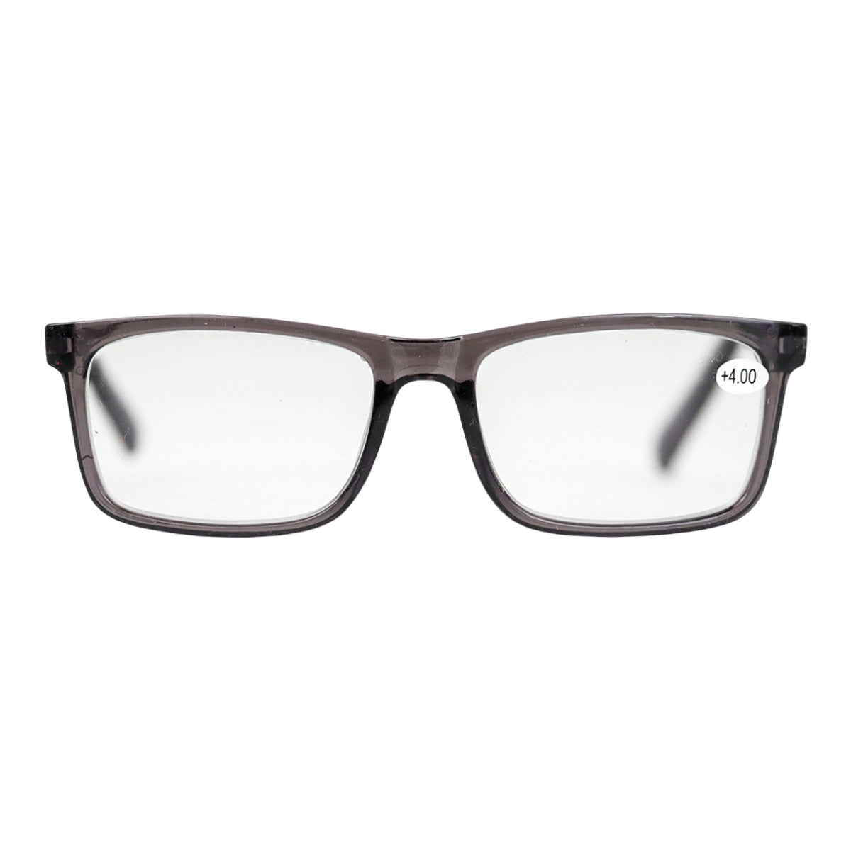 Lentes de Lectura, Forma Cuadrada, Color Negro, +4.00