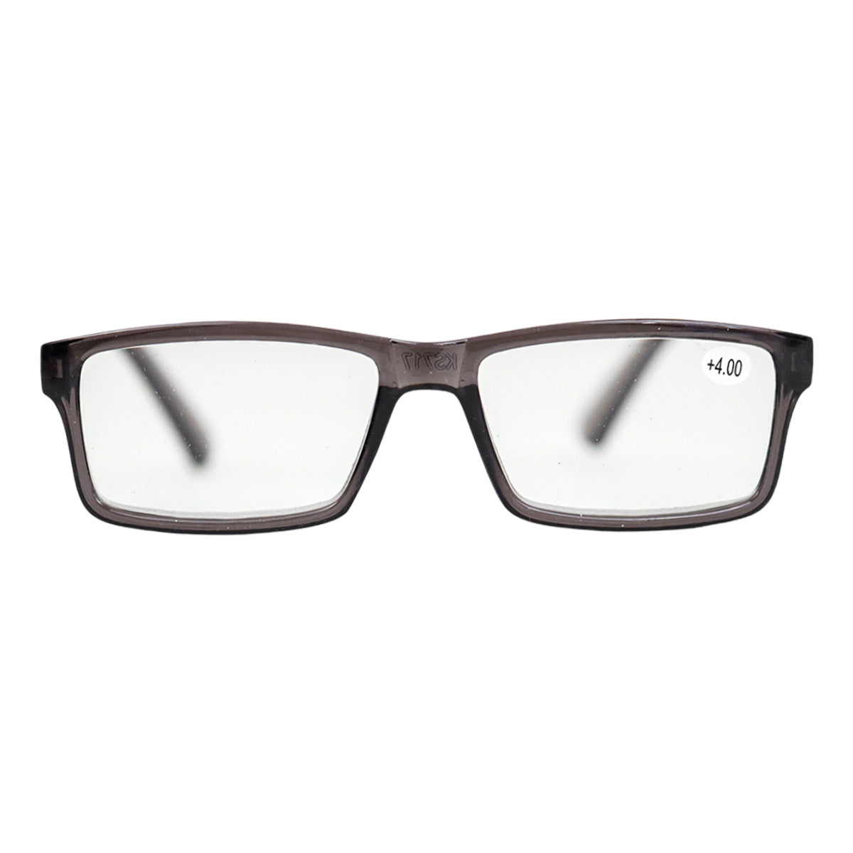 Lentes de Lectura, Forma Rectangular, Color Negro, +4.00