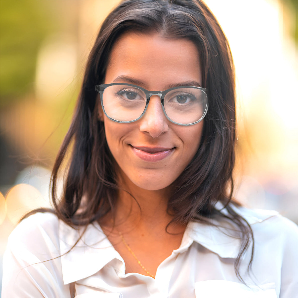Lentes de Lectura, Forma Redonda, Color Negro, +4.00