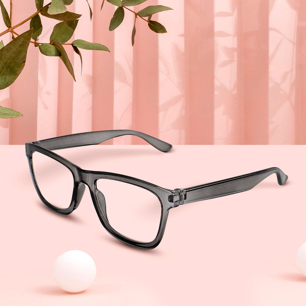 S&S Lentes de Lectura color Negro Claro con Graduación de 3.00 Dioptrías