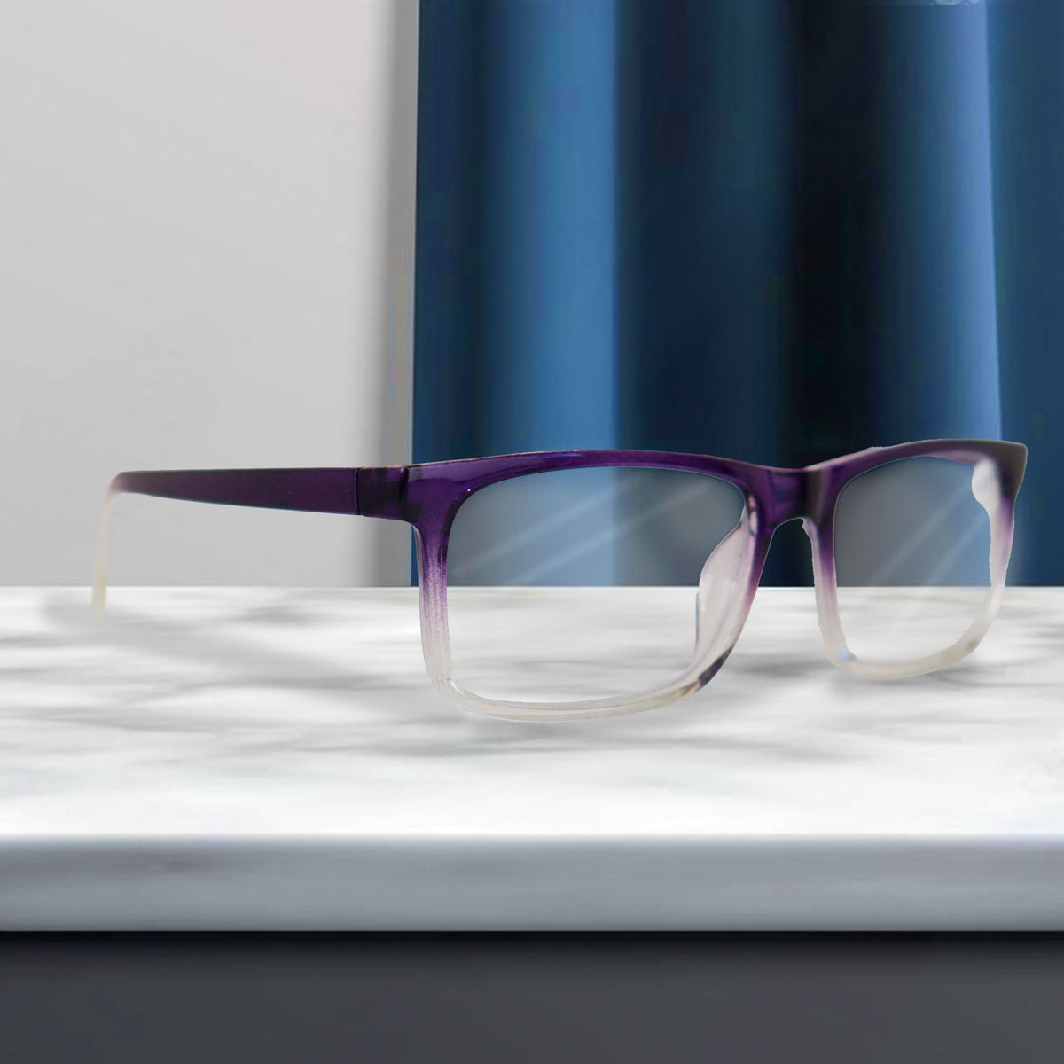 Lentes de Lectura, Forma Cuadrada, Bicolor, +3.00