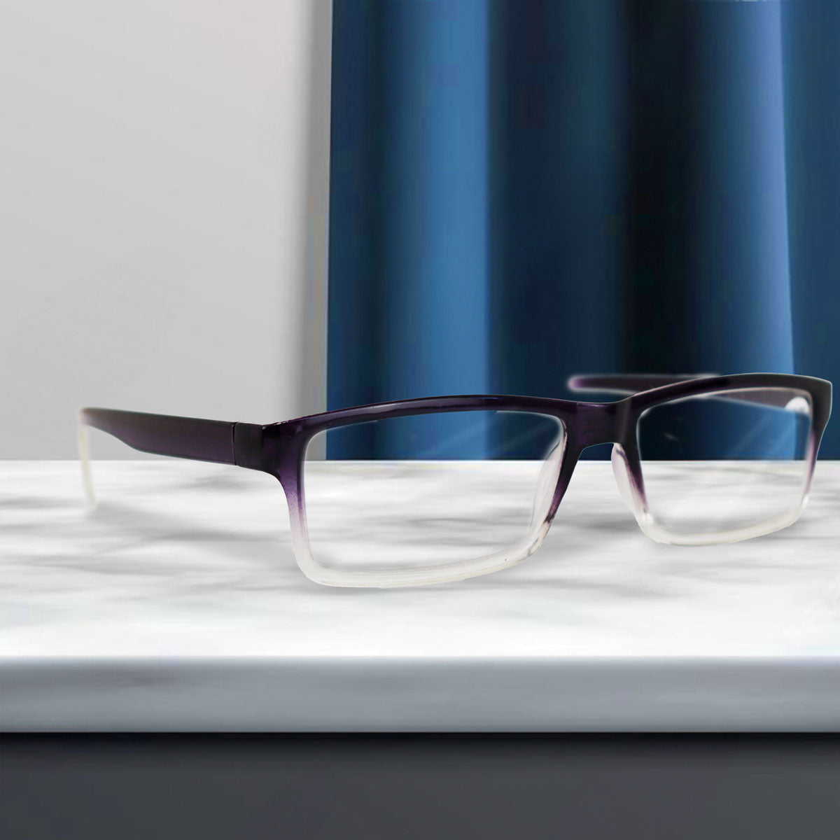 Lentes de Lectura, Forma Rectángulo, Bicolor, +3.00