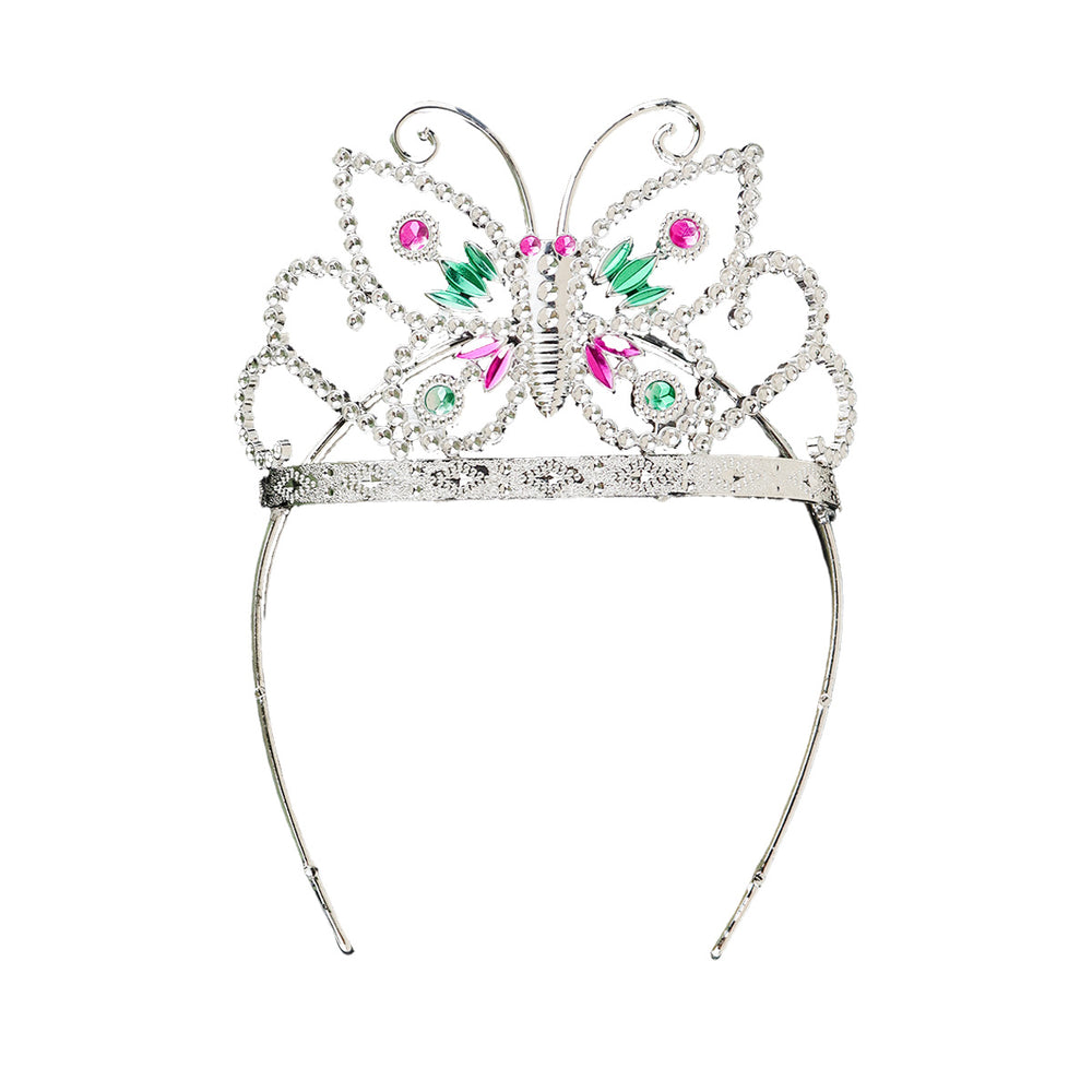 Set de Tiara y Corona para Niñas, Mariposa