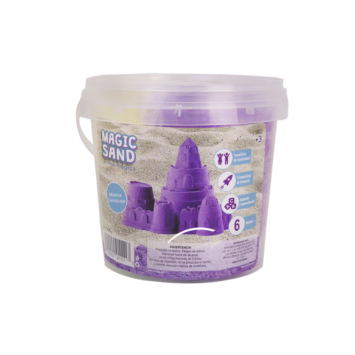 Cubeta de Arena Mágica para Niños