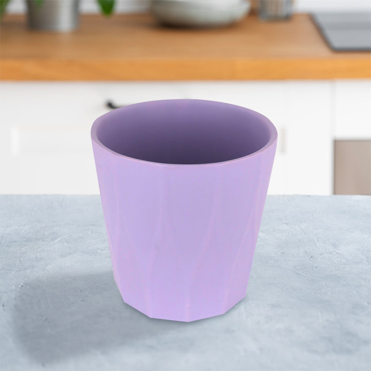 Maceta de Cerámica color Lila