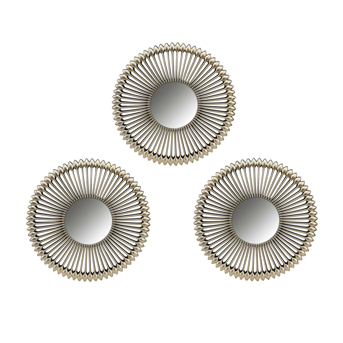 Set de Espejos Redondos, 3 pzas