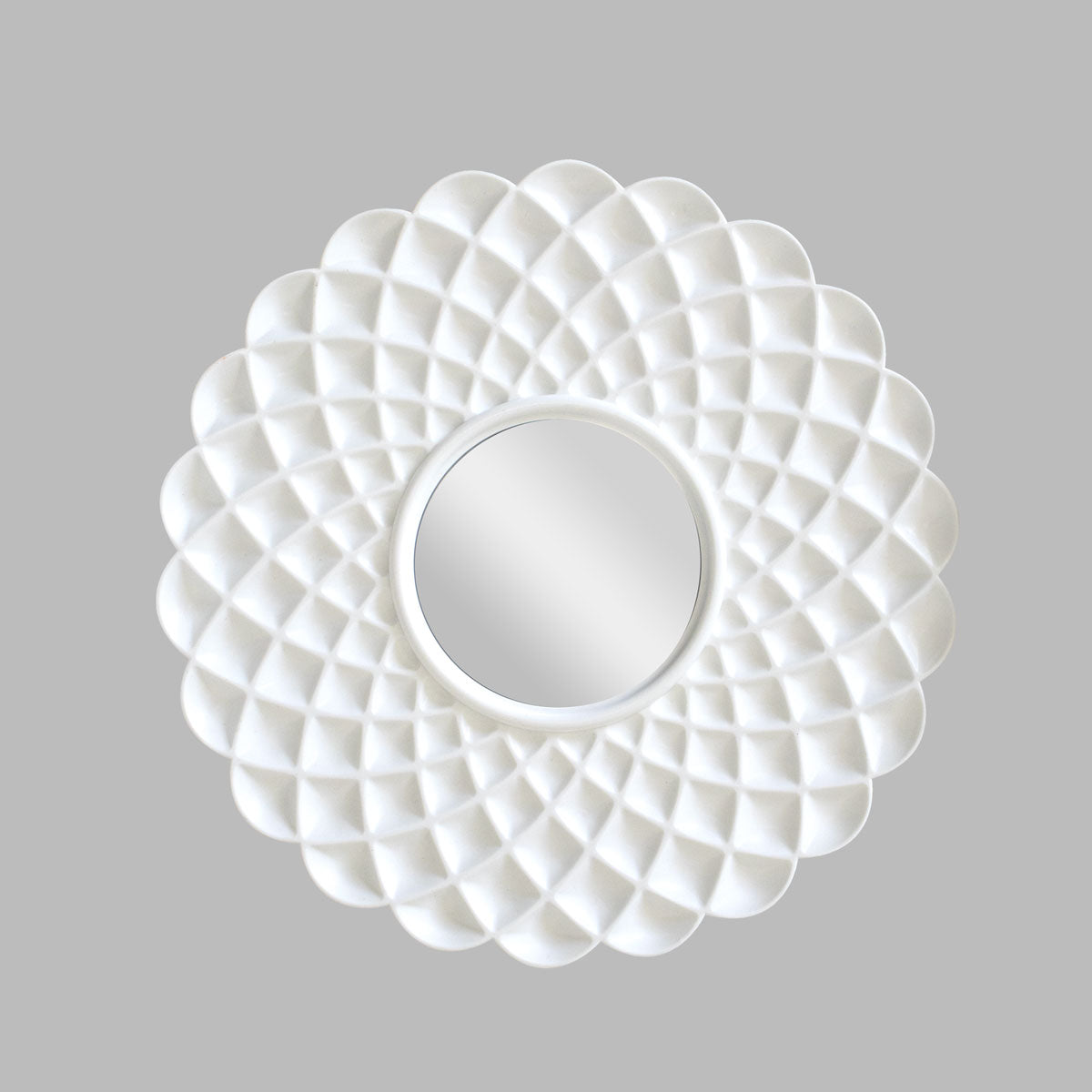 Set de Espejo Redondo en Forma de Flor