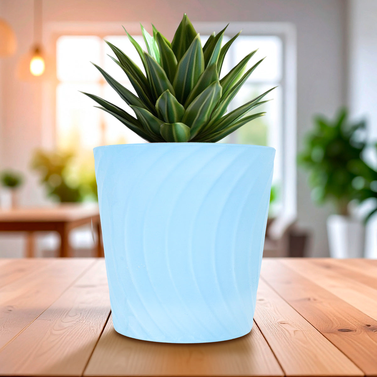 Maceta de Cerámica, Summer, Color Azul