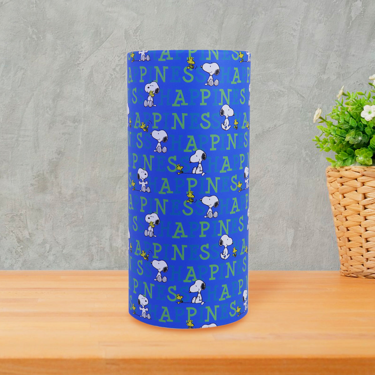 Pañuelos Desechables en Bote color Azul, Snoopy