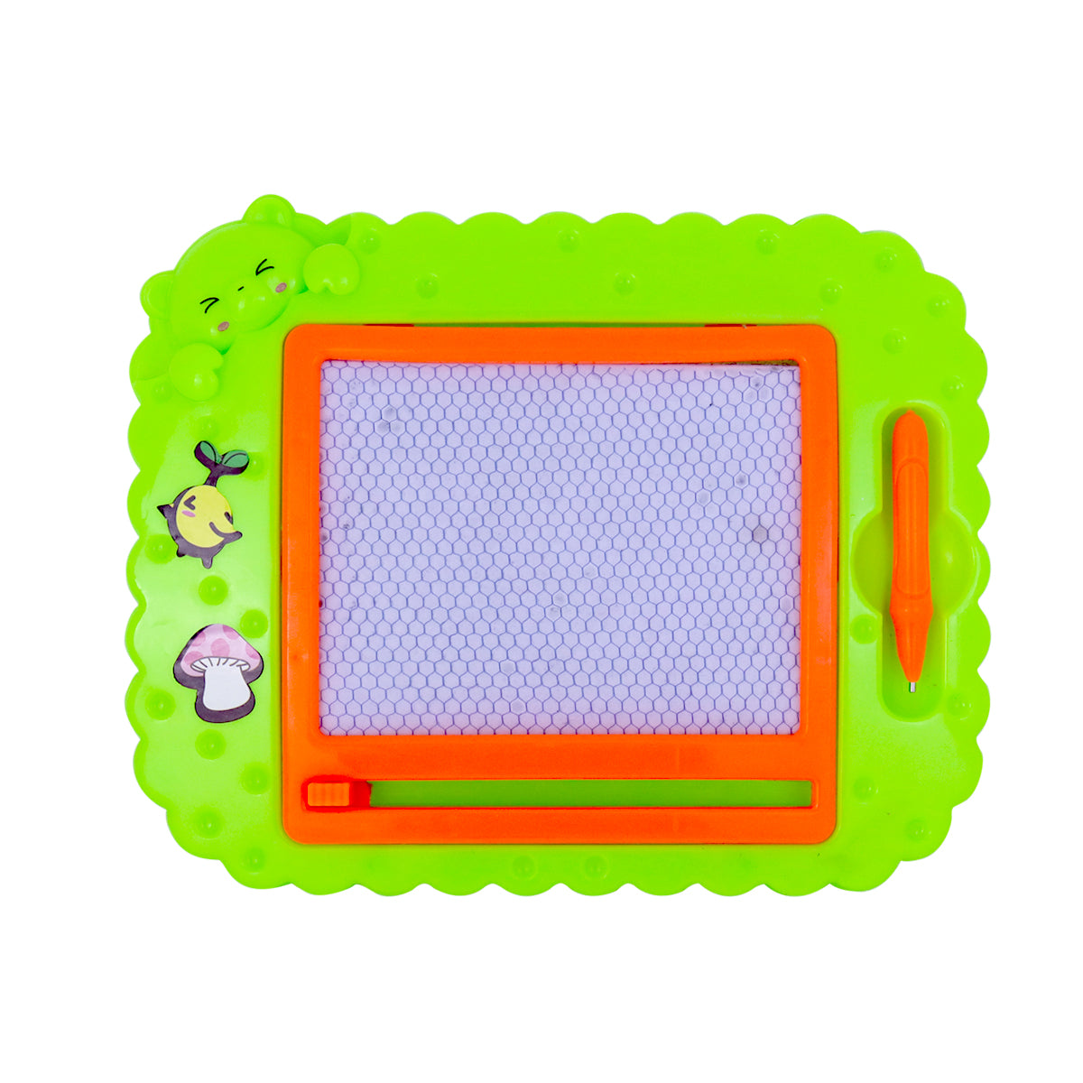 Pizarrón Mágico Verde con Naranja