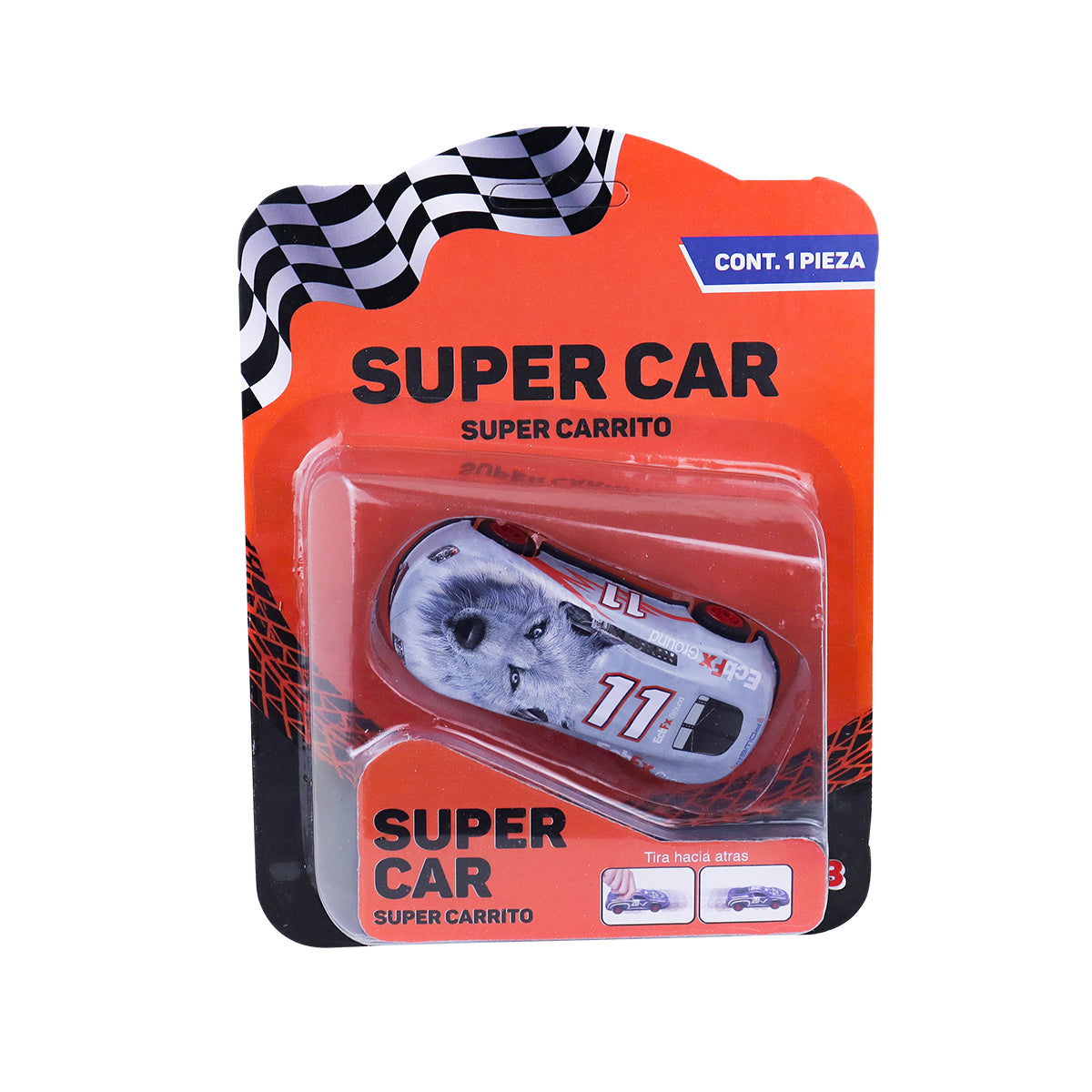 Carrito de Colección color Blanco, 9cm