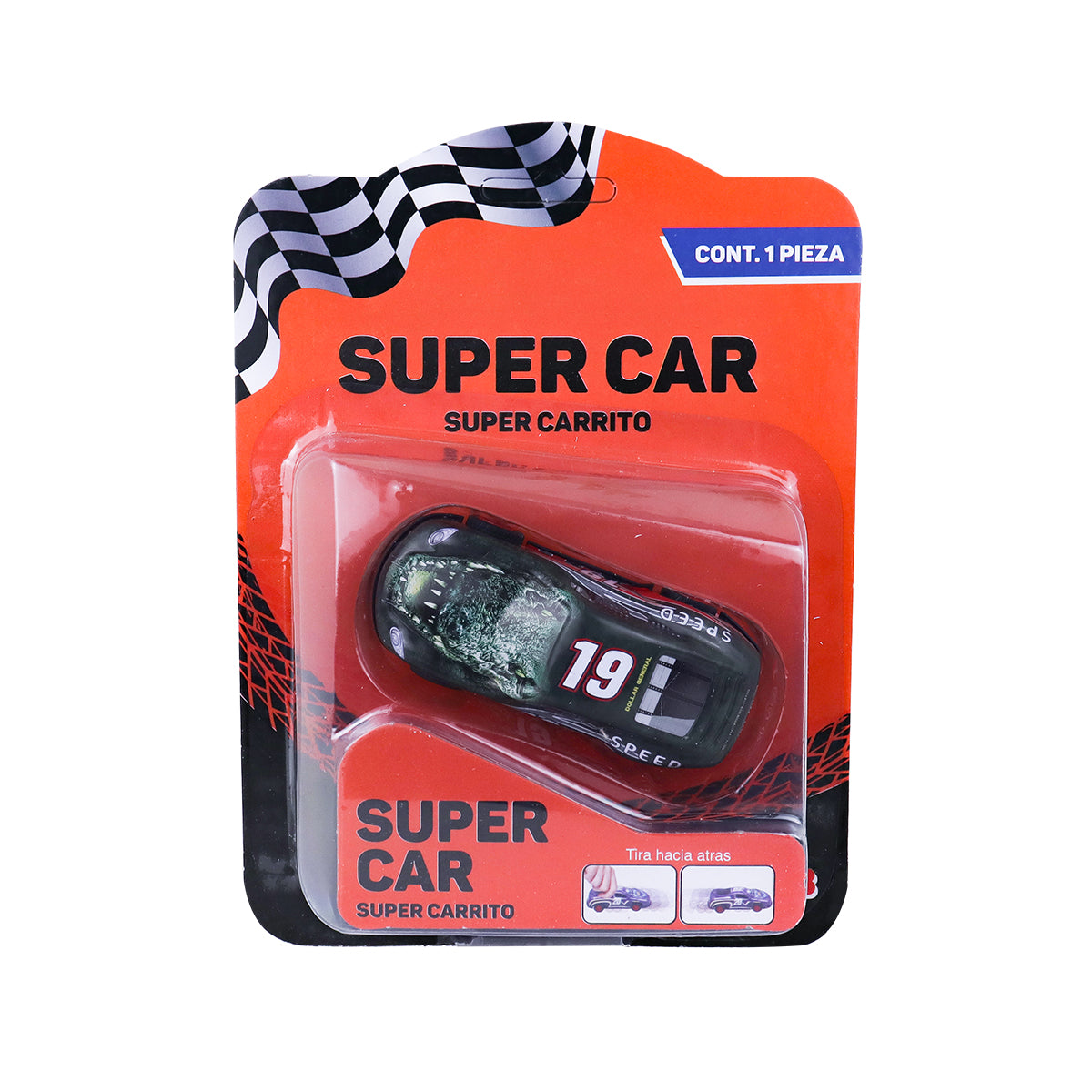 Carrito de Colección color Verde, 9cm