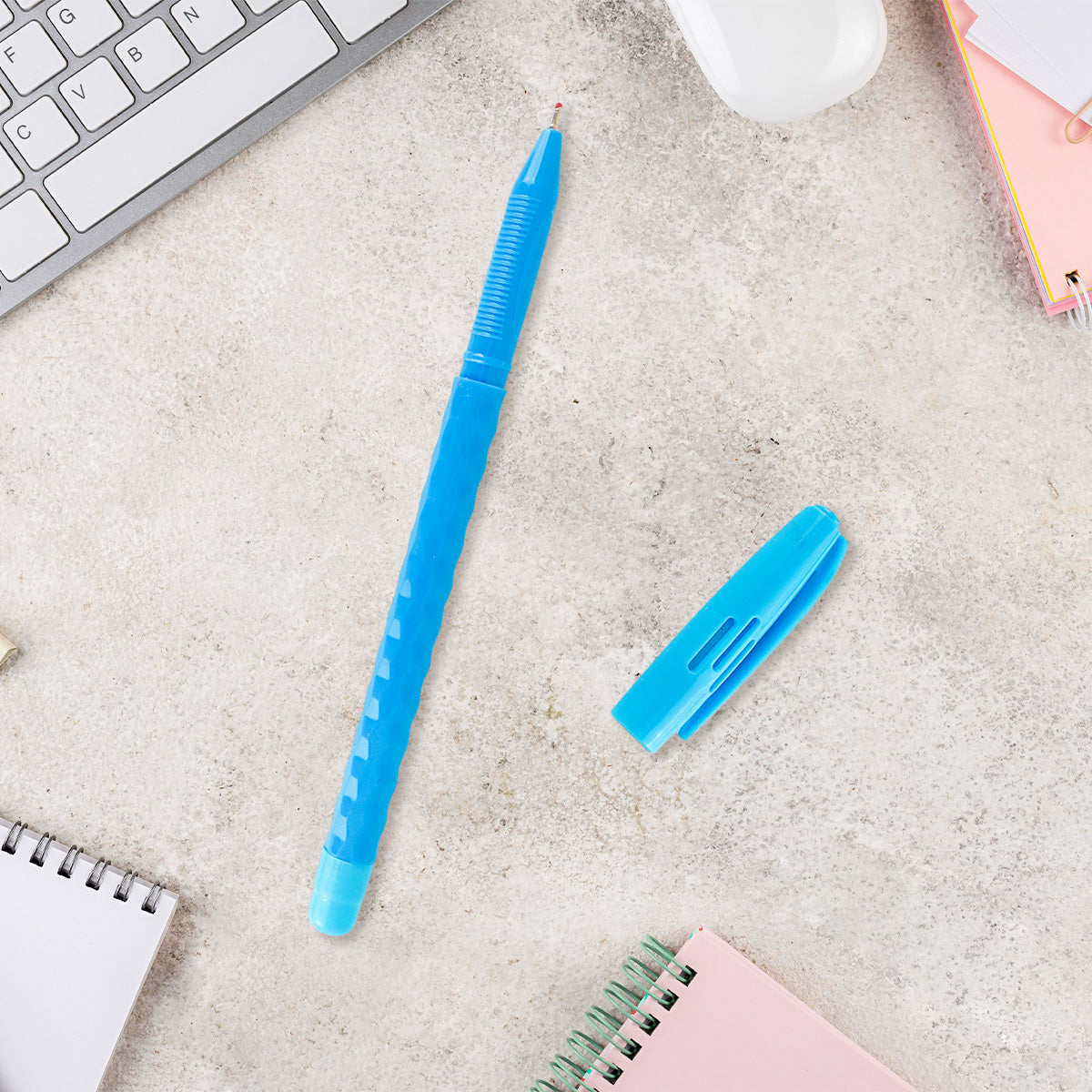 Bolígrafos de Punto Fino de Colores, 6pzas