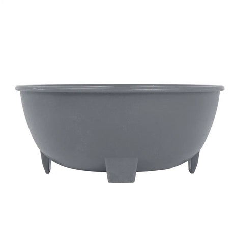Mini Tazón de Plástico, Color Gris