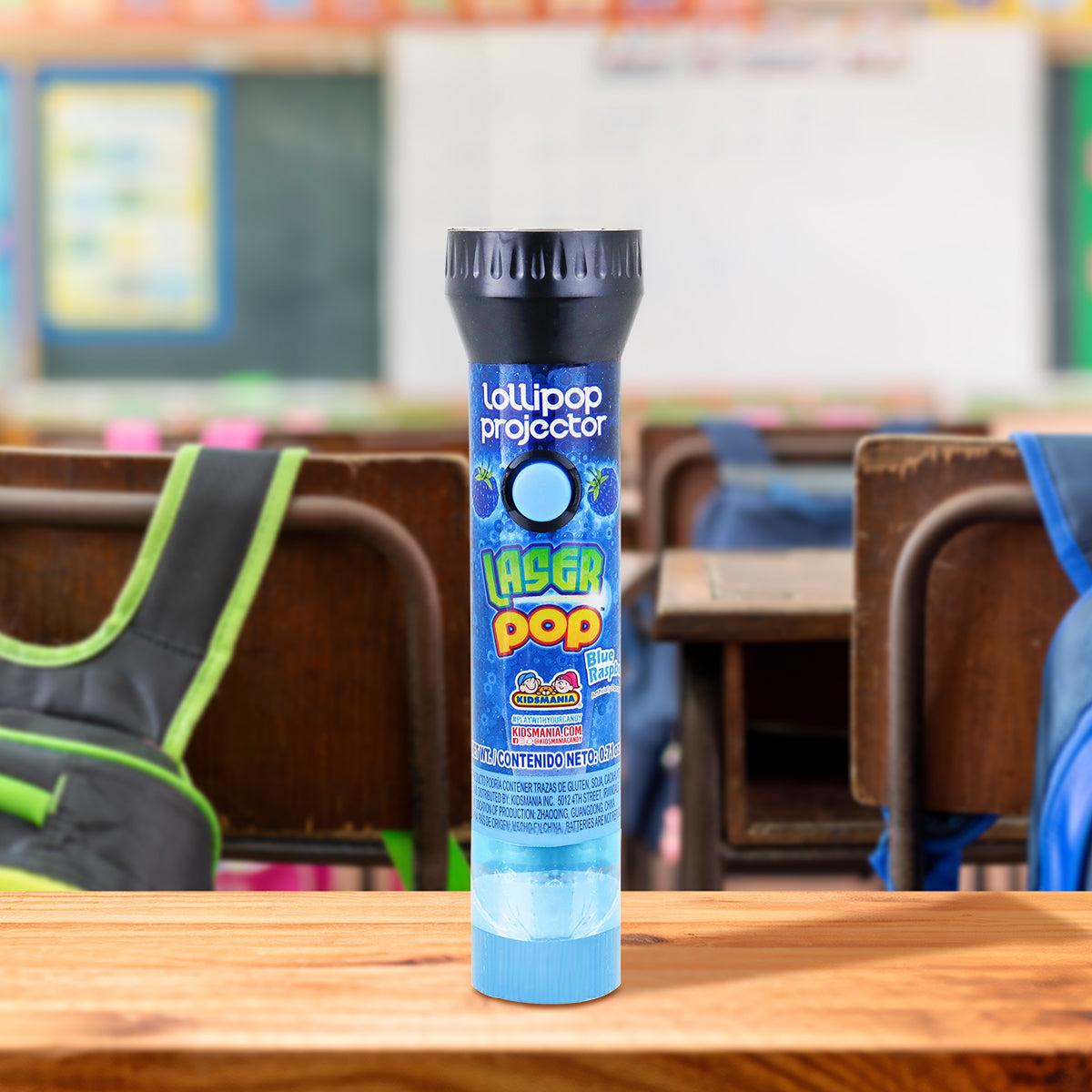 Kidsmania, Proyector Láser Pop Candy, 20 g