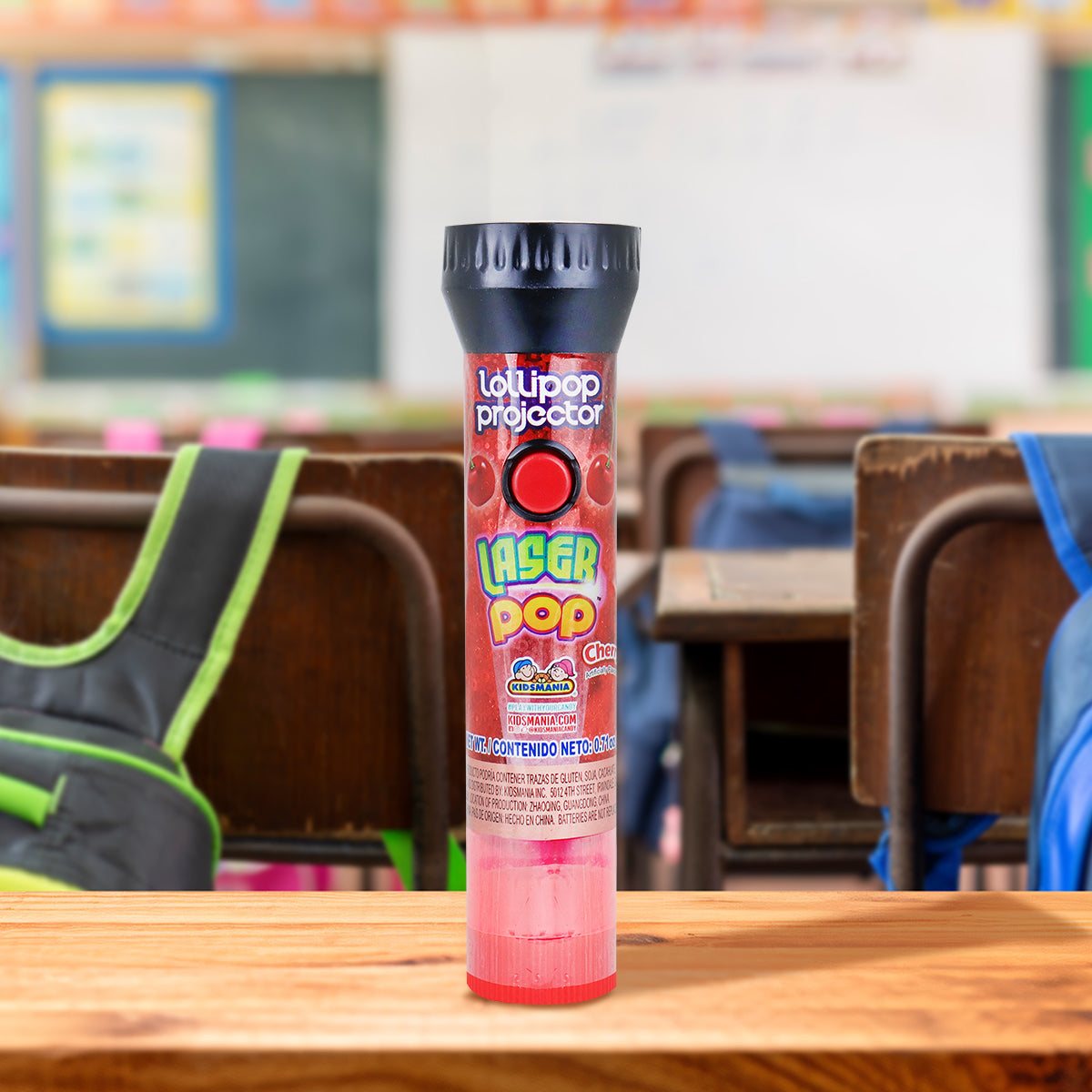 Kidsmania, Proyector Láser Pop Candy, 20 g