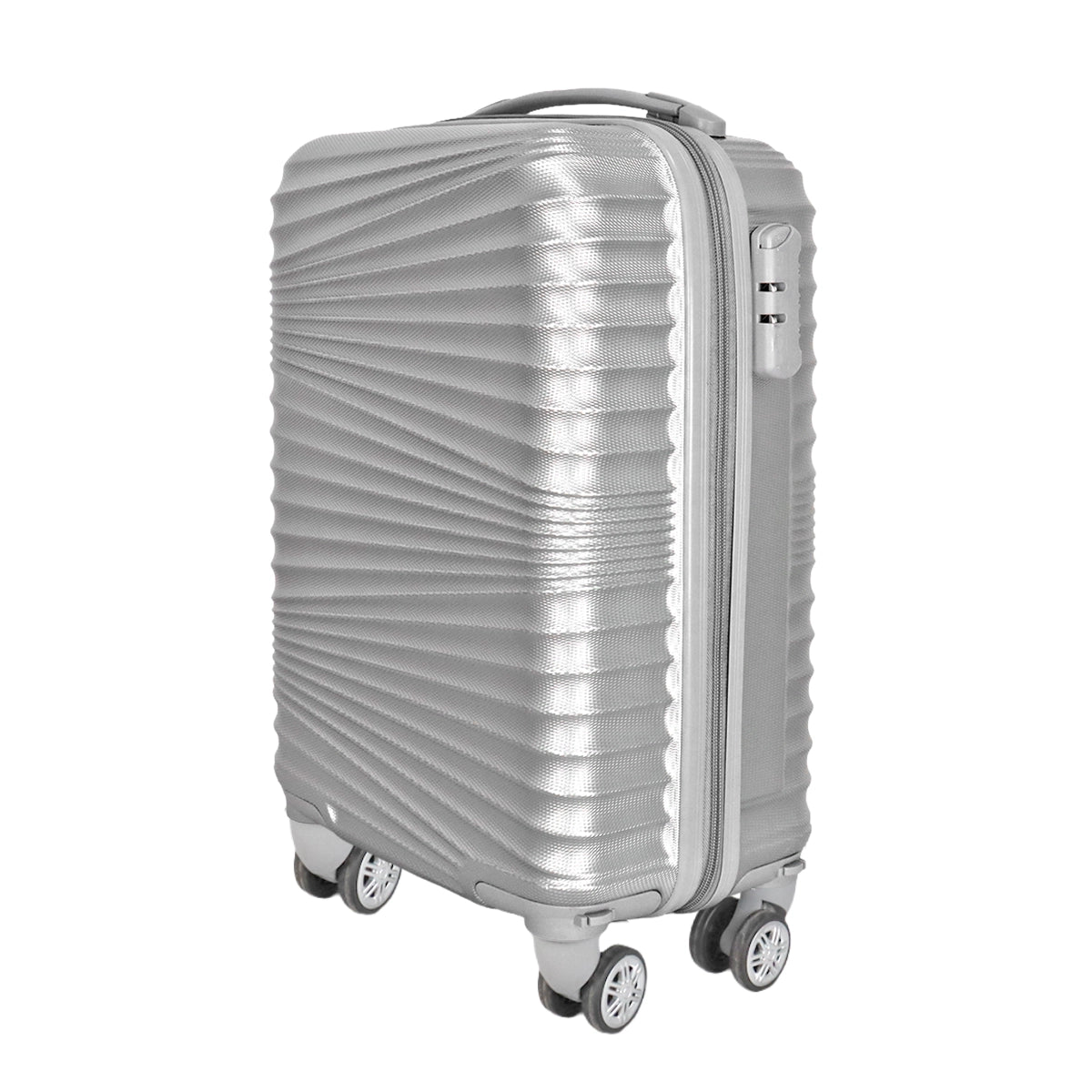 Maleta de Viaje Veltra, Color Gris 34x21x50cm