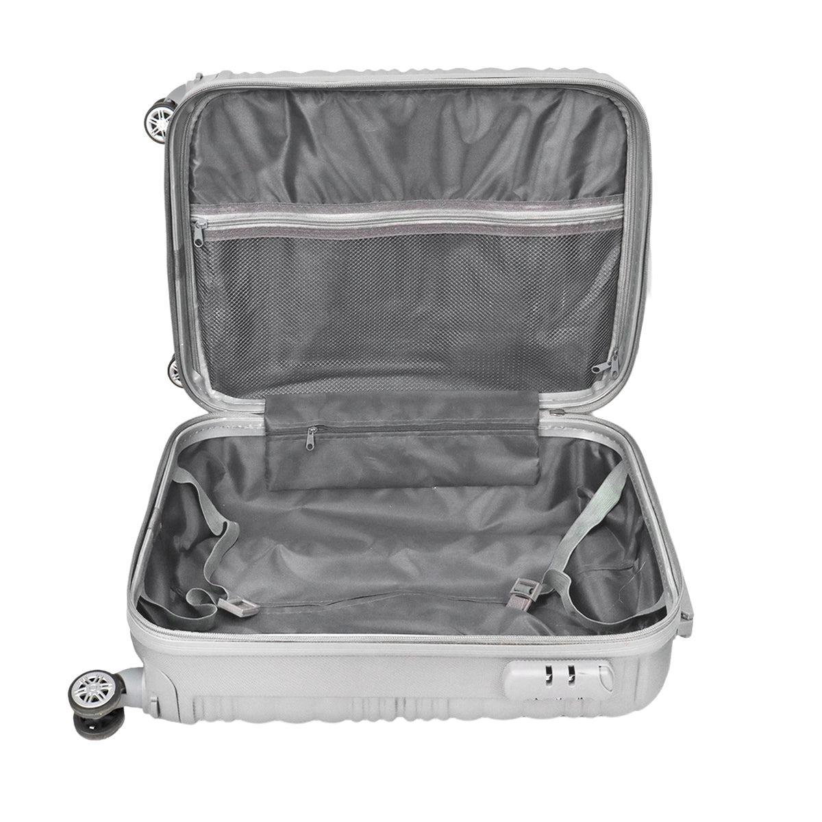 Maleta de Viaje Aerlis, Color Gris 34x21x50cm