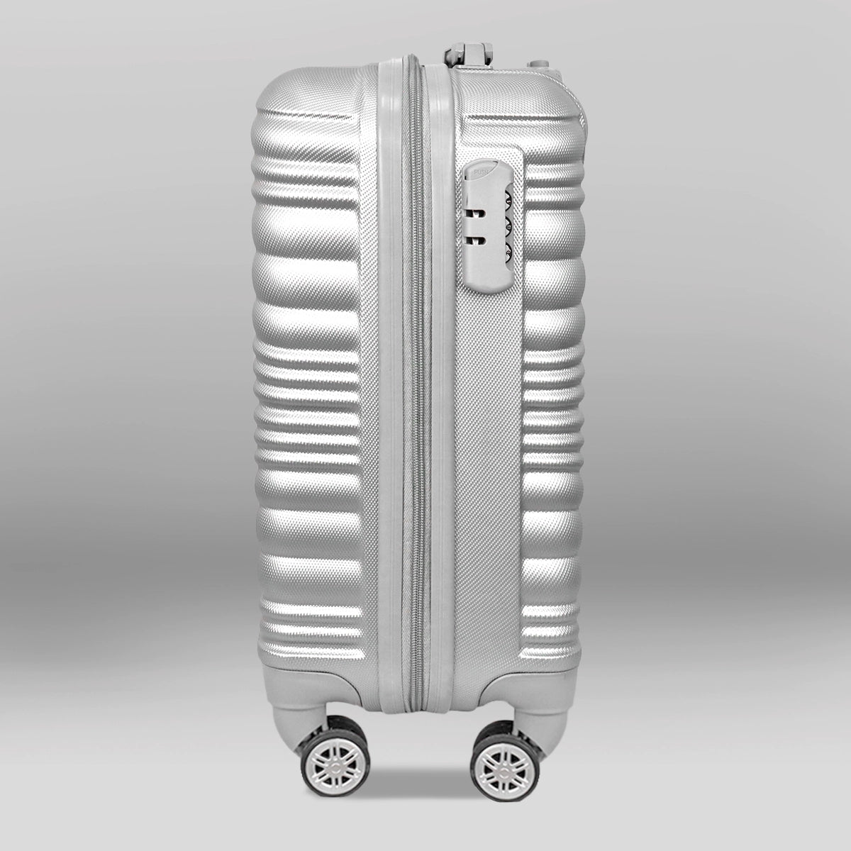 Maleta de Viaje Aerlis, Color Gris 34x21x50cm