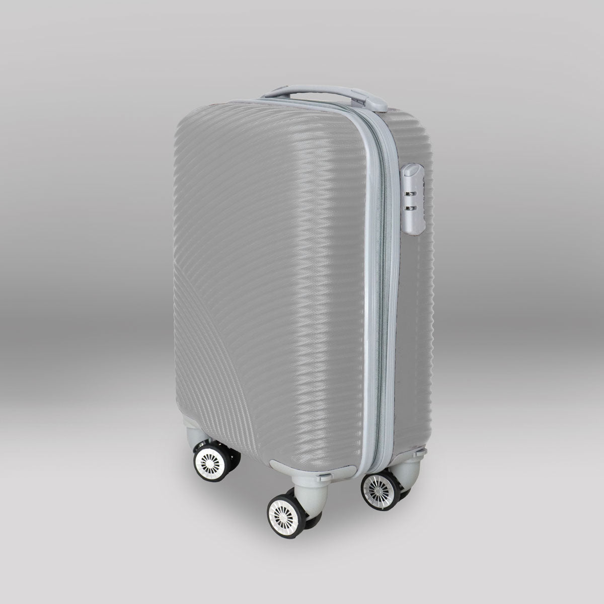 Maleta de Viaje Kenia, color Gris 34x21x50cm