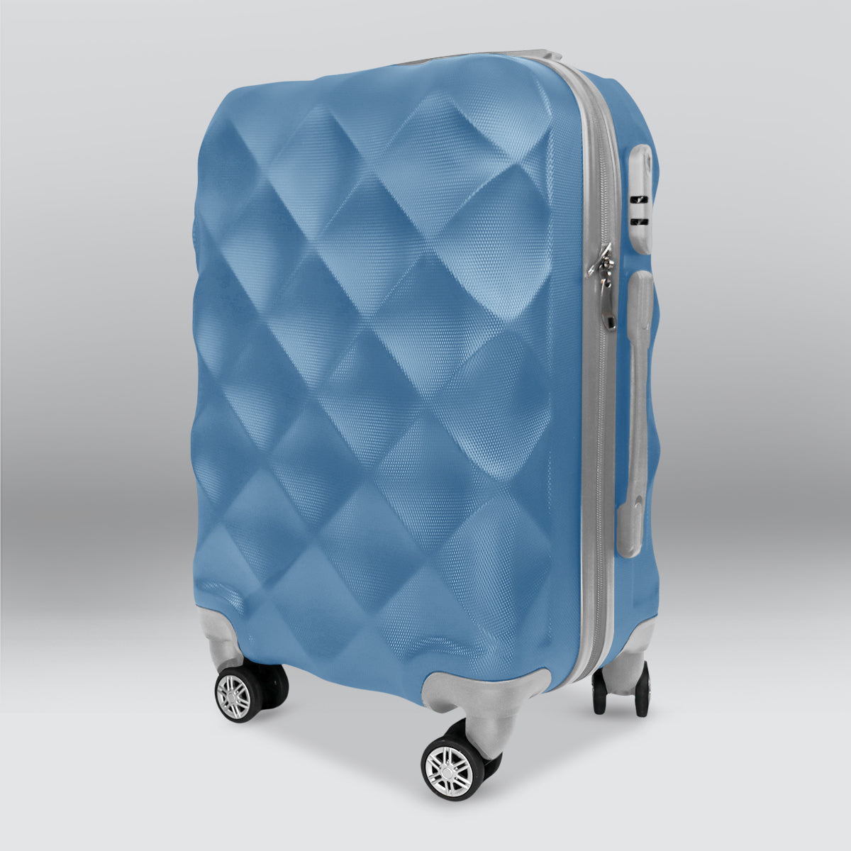 Maleta de Viaje Atenas, Color Azul, 37x23x55cm