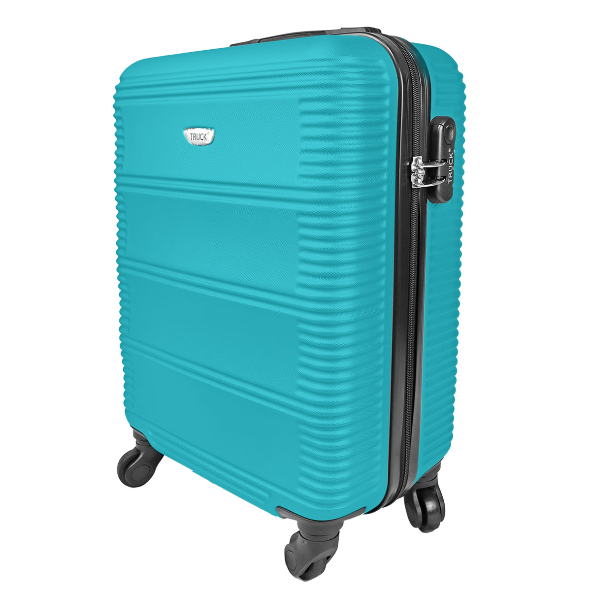 Maleta de Viaje Voyza, Color Aqua, 37x23x55cm