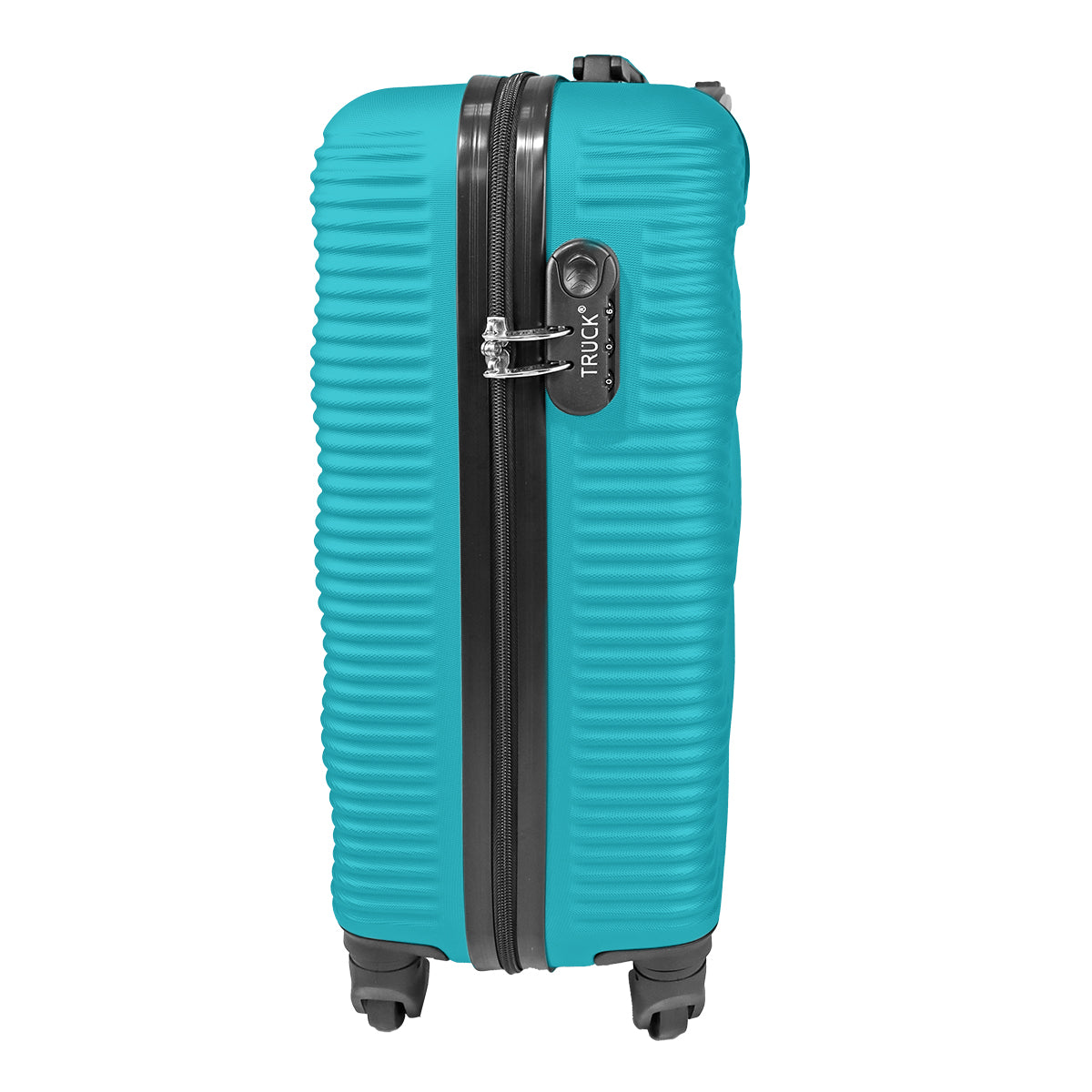 Maleta de Viaje Voyza, Color Aqua, 37x23x55cm